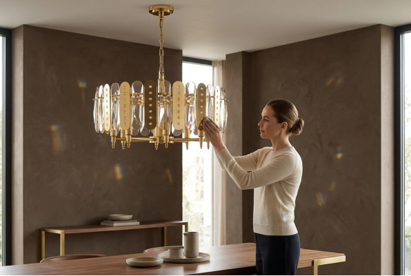 Kroonluchter plafondlamp woonkamer armatuur plafondlamp verlichting lampen