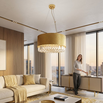 Moderne kroonluchter Crystal woonkamer hanglamp slaapkamer