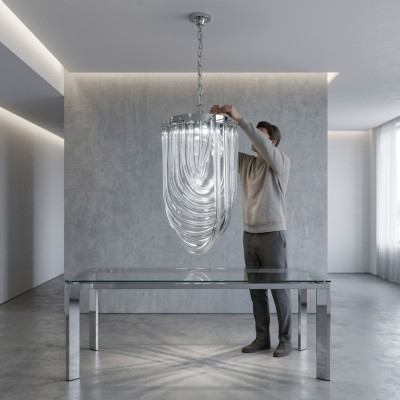 Kroonluchter plafondlamp luxe plafondlamp Lustre nieuw woonkamer