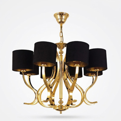 Plafondlamp woonkamer Plafondlicht Licht met zwarte lampenkappenlamp