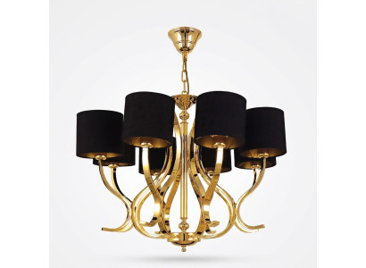 Plafondlamp woonkamer Plafondlicht Licht met zwarte lampenkappenlamp