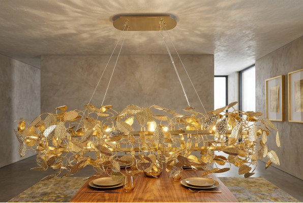 Plafondlamp Goud Woonkamer Hanglamp Plafondlamp Materiaal Brons