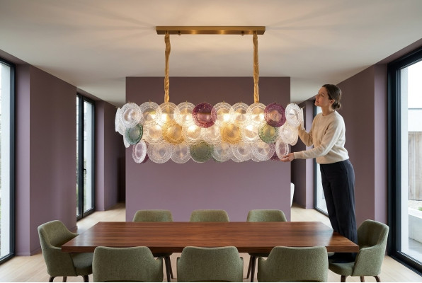 Kroonluchter Moderne Nieuwe Plafondlamp Woonkamer Goud Kristal