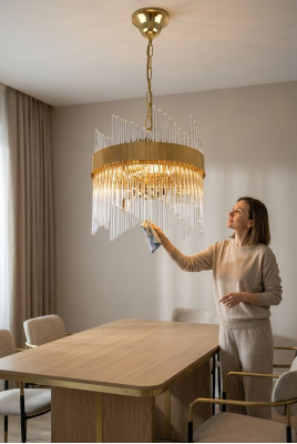 Plafondlamp Stijl Moderne Plafondverlichting Woonkamer Lamp Verlichting Goud