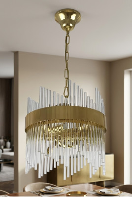 Plafondlamp Stijl Moderne Plafondverlichting Woonkamer Lamp Verlichting Goud