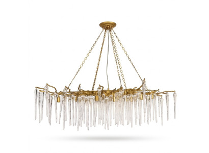 Plafondlamp Glas Plafondverlichting Woonkamer Lamp Licht Tropisch Kristal