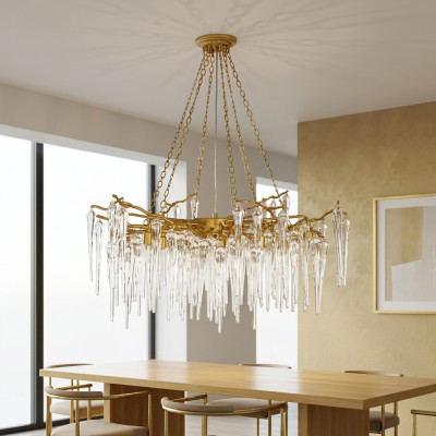 Plafondlamp Woonkamer Plafondlamp Kristallen Lamp Stijl Goud