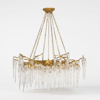 Plafondlamp Woonkamer Plafondlamp Kristallen Lamp Stijl Goud