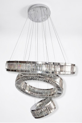 Zilveren plafondlamp in de stijl van woonkamer plafondverlichting lamp 120x175.