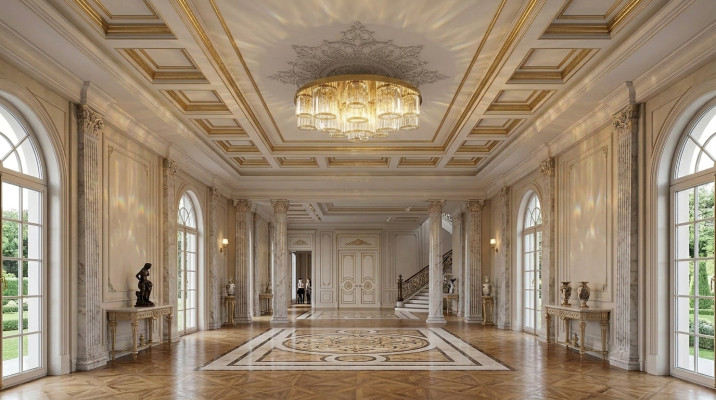 Ronde kroonluchter plafondlamp luster plafondlamp woonkamer goud