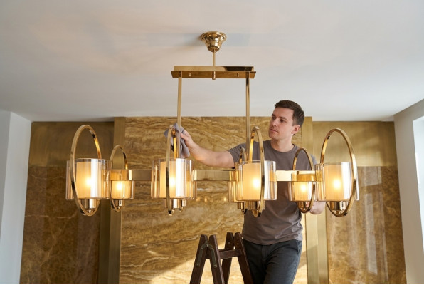 Plafondlamp Kroonluchter Glas Plafondlamp Woonkamer Nieuwe Stijl Modern