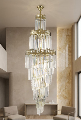 Kroonluchter Luxe Design Kristal Woonkamer Stijl Moderne Lamp