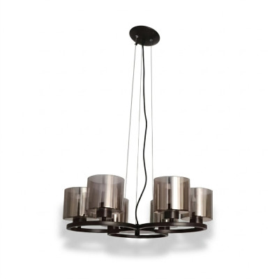 Plafondlamp Kroonluchter Plafondverlichting zwart Kroonluchter glas