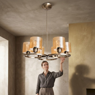 Moderne plafondlamp in moderne stijl hanglamp van metaal voor de woonkamer nieuw