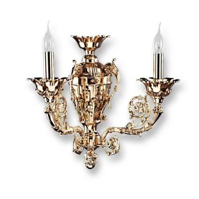 Klassieke wandlamp lamp kroonluchter wandlampen armatuur muur kristal