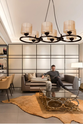 Plafondlamp Woonkamer Plafondverlichting Lichtscherm Kroonluchter Luxe