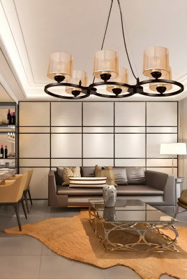 Plafondlamp Woonkamer Plafondverlichting Lichtscherm Kroonluchter Luxe