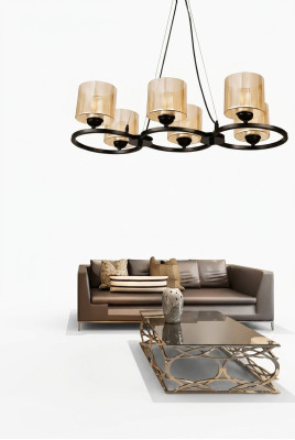 Plafondlamp Woonkamer Plafondverlichting Lichtscherm Kroonluchter Luxe