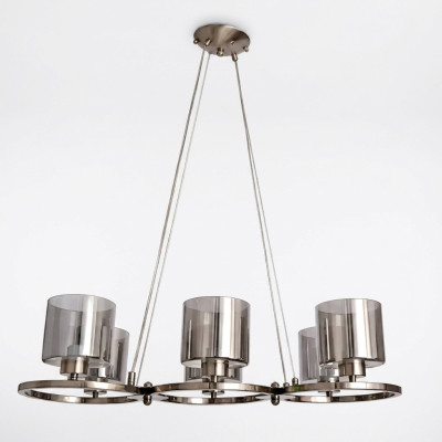 Plafondlamp Luxe Prachtige plafondluster glas woonkamer