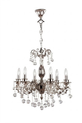 Lamp Kroonluchter Licht klassiek Luxe Woonkamer Chroom Kristal