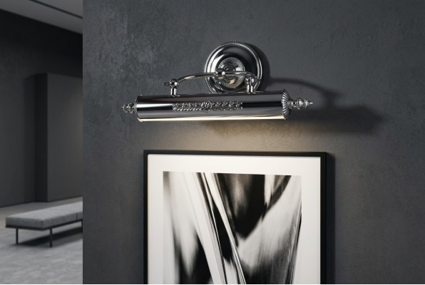 Elegante wandlamp voor de woonkamer met luxe metalen basis