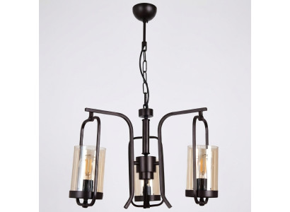 Zolder woonkamer plafondlamp kroonluchter glas slaapkamer zwart hanglamp