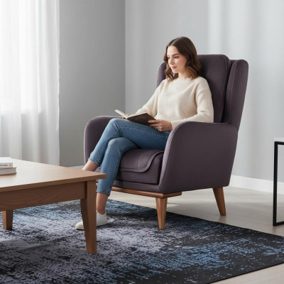 Chesterfield stoel Relax Club bankfauteuil zits bank gestoffeerde meubels bruin