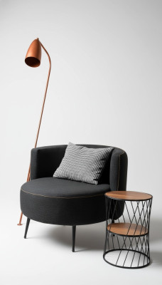 Zwarte moderne fauteuil woonkamers fauteuil clubs fauteuil nieuw