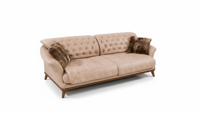 Bruine bank bank woonkamer banken bekledingsmeubels driepersoons 221cm