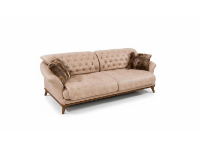 Bruine bank bank woonkamer banken bekledingsmeubels driepersoons 221cm