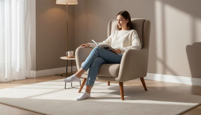 Chesterfield Fauteuil Clubbank Eénzitsbank Bank Bekleding Meubels Beige Relax Nieuw