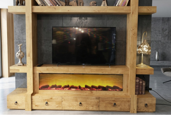 Wandmeubel tv hout wandmeubel woonkamers televisie rtv 240x205 aanbouw wand