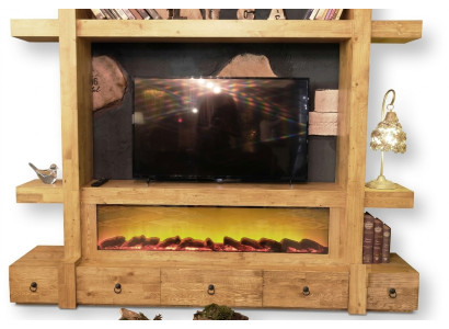 Wandmeubel tv hout wandmeubel woonkamers televisie rtv 240x205 aanbouw wand