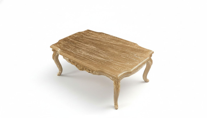 Koninklijke salontafel Tafel 120x80 Tafels Barok Rococo salontafels