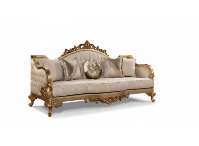 Klassieke designer bank Club meubels Bankstellen 3+1 zitsbankstel
