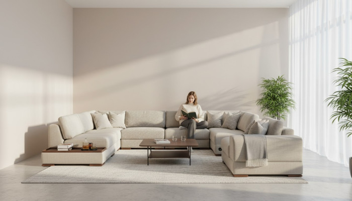 Hoekbank U-vorm woonkamer Luxe banken Design bank Bankstel