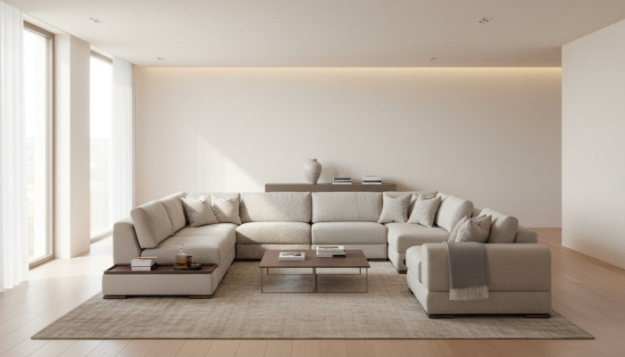 Hoekbank U-vorm woonkamer Luxe banken Design bank Bankstel