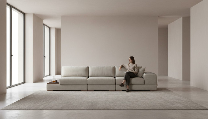 Sofa Bank Bekleding Meubels Bankstel Ontwerp Groot xxl 5-zits 350cm Bankstellen