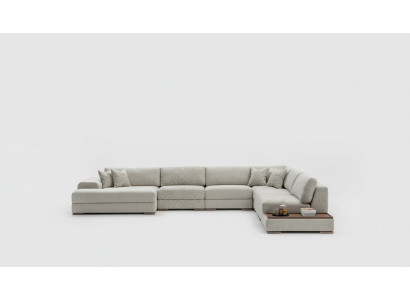 Bank Bank Woonkamer Hoekbank Modern Design Meubels U-Vorm Stoffen Bank