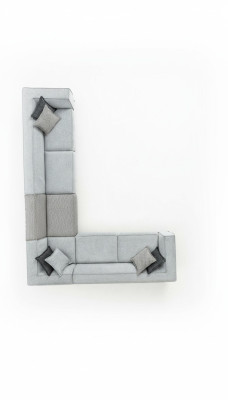 Eckbank hoekbank woonkamer modern design bank gestoffeerde textiel 400x310