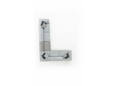 Eckbank hoekbank woonkamer modern design bank gestoffeerde textiel 400x310
