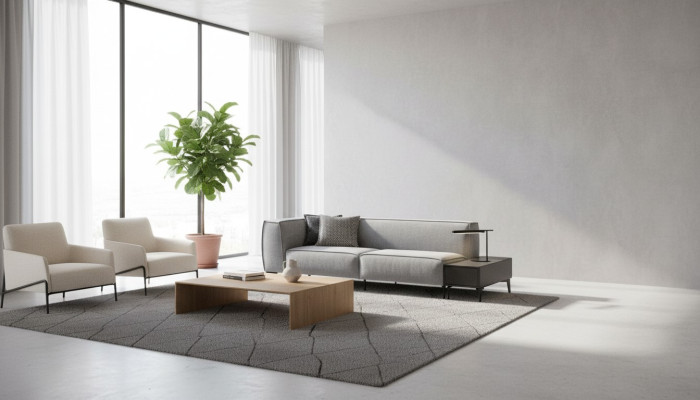 3-zits bank bank Moderne stijl Woonkamer Beklede bank Luxe Textiel