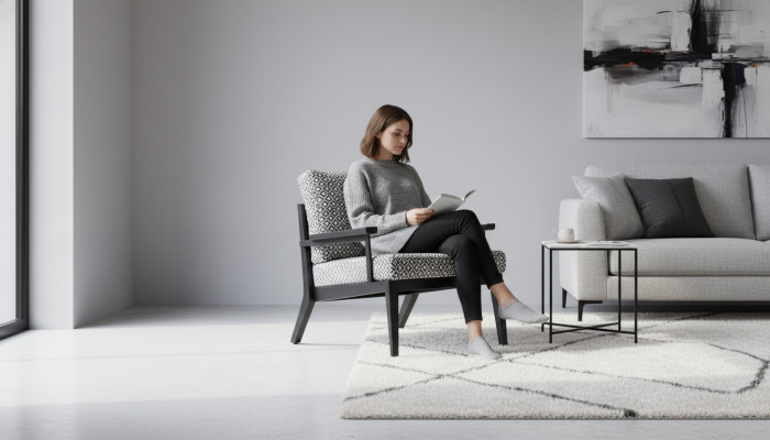 Fauteuil Zitplaats Woonkamer Modern Ontwerp Luxe Zitmeubelen Ontspanning Club
