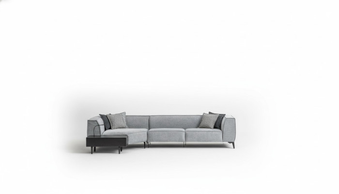 Eckbank L-vormige gevoerde bank woonkamer stijl meubels banken bank 340x165