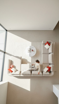 Hoekbank Meubels Bekleding Bank Bankstellen Woonkamer Woonlandschap Stof