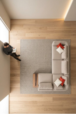 Hoekbank L-vormige bank Moderne designbank Woonkamermeubels Nieuw
