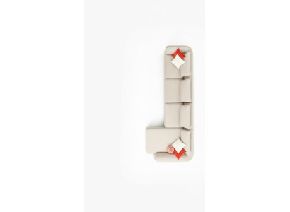 Hoekbank Woonkamer Bank Gestoffeerde Bank Modern Design L-Vorm 420x170cm