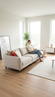 Bankstel 3-zitter Beige Modern Design Luxe Woonkamerbank Meubels