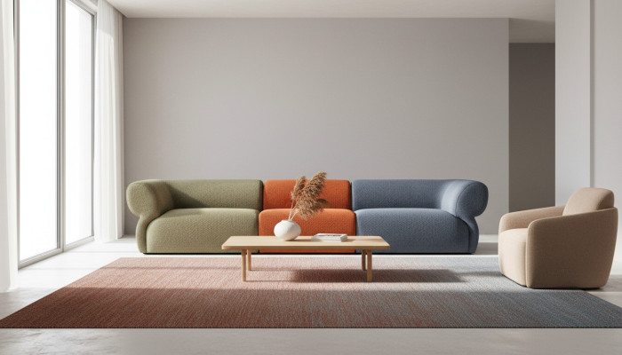 Bank 5-zits woonkamer gestoffeerde bank moderne stijl banken bankstel nieuw