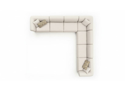 Sofa L-vormige gestoffeerde bank woonkamer moderne meubels 405x405cm bankstellen hoekbank